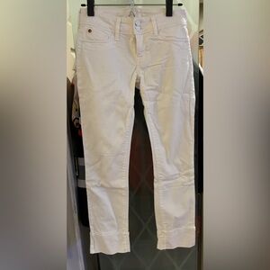 White Hudson capris